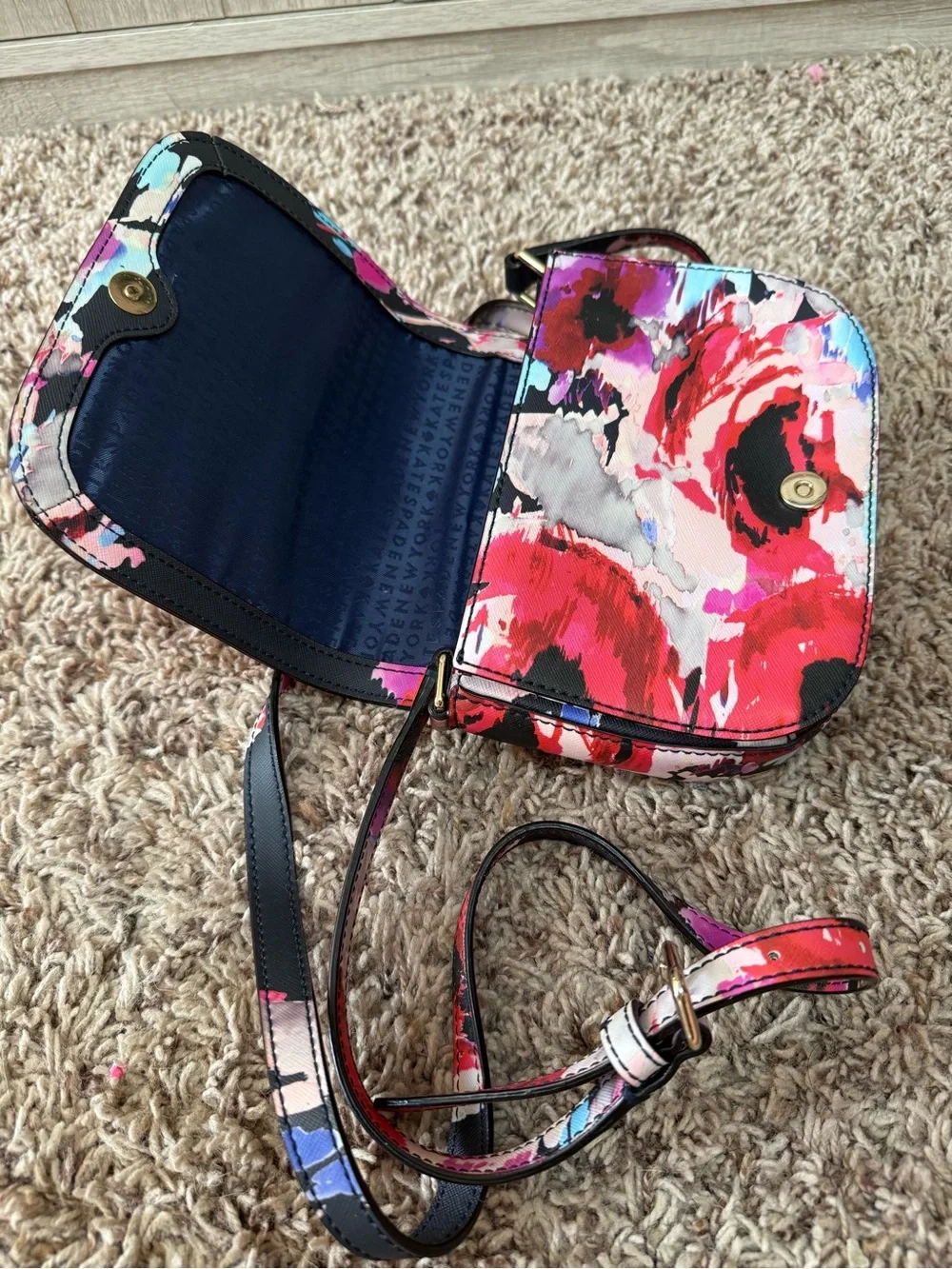 🌸 STUNNING KATE SPADE BLURRY/HAZY FLORAL 2piece MATCHED SET 🌸EUC